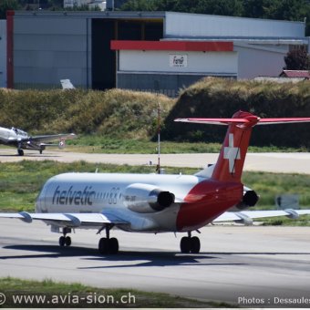 Fokker 100 Hèlvetic - 208