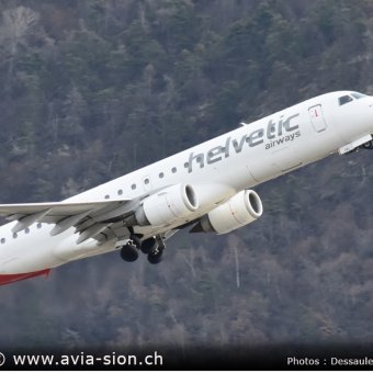 Embraer Helvetic airwais 2019 - 64