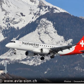 Embraer Helvetic airwais - 160
